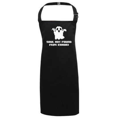 Soul not found (404 error) black apron 7-10 years