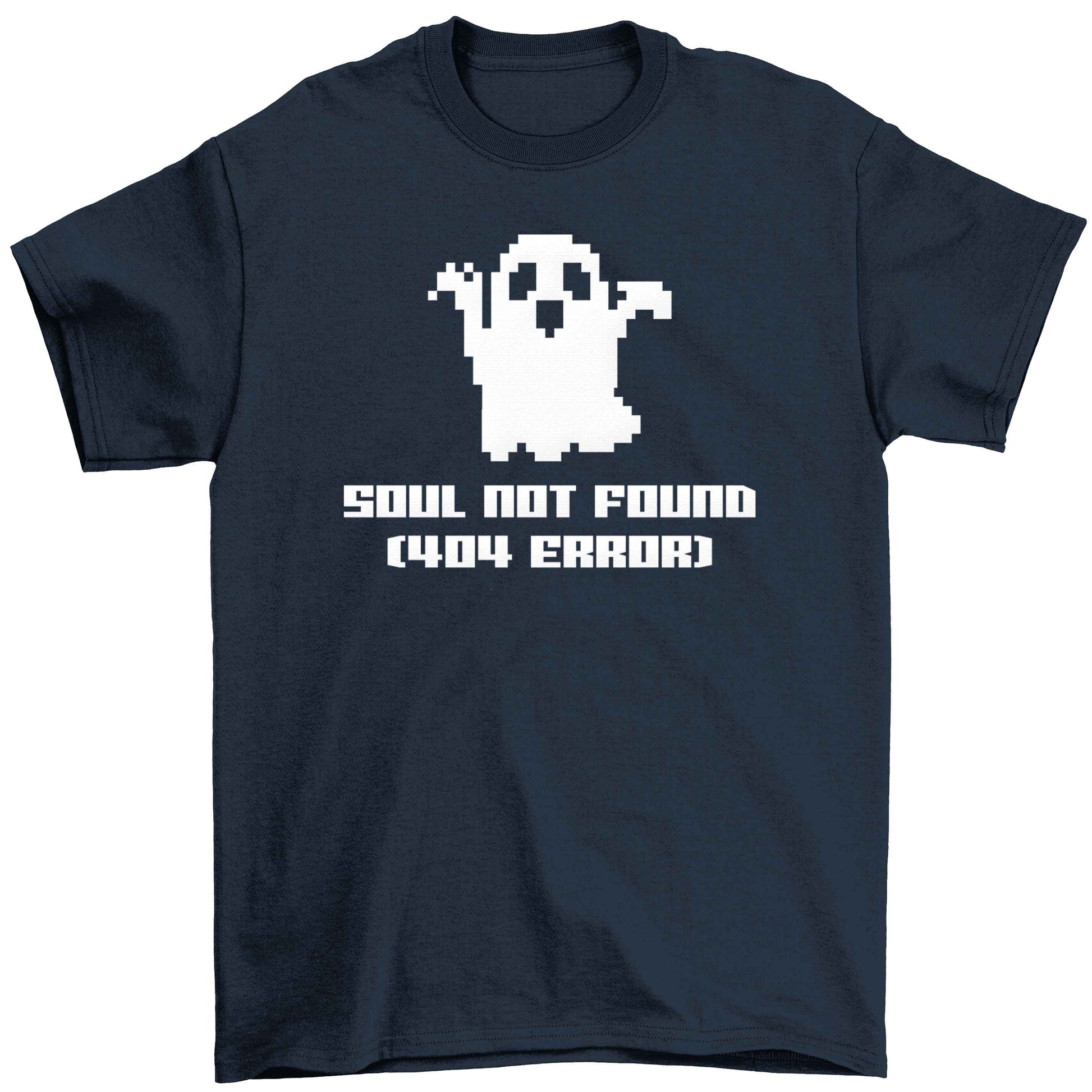 Soul not found (404 error) Children's navy Tshirt 12-13 Years