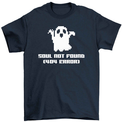 Soul not found (404 error) Children's navy Tshirt 12-13 Years