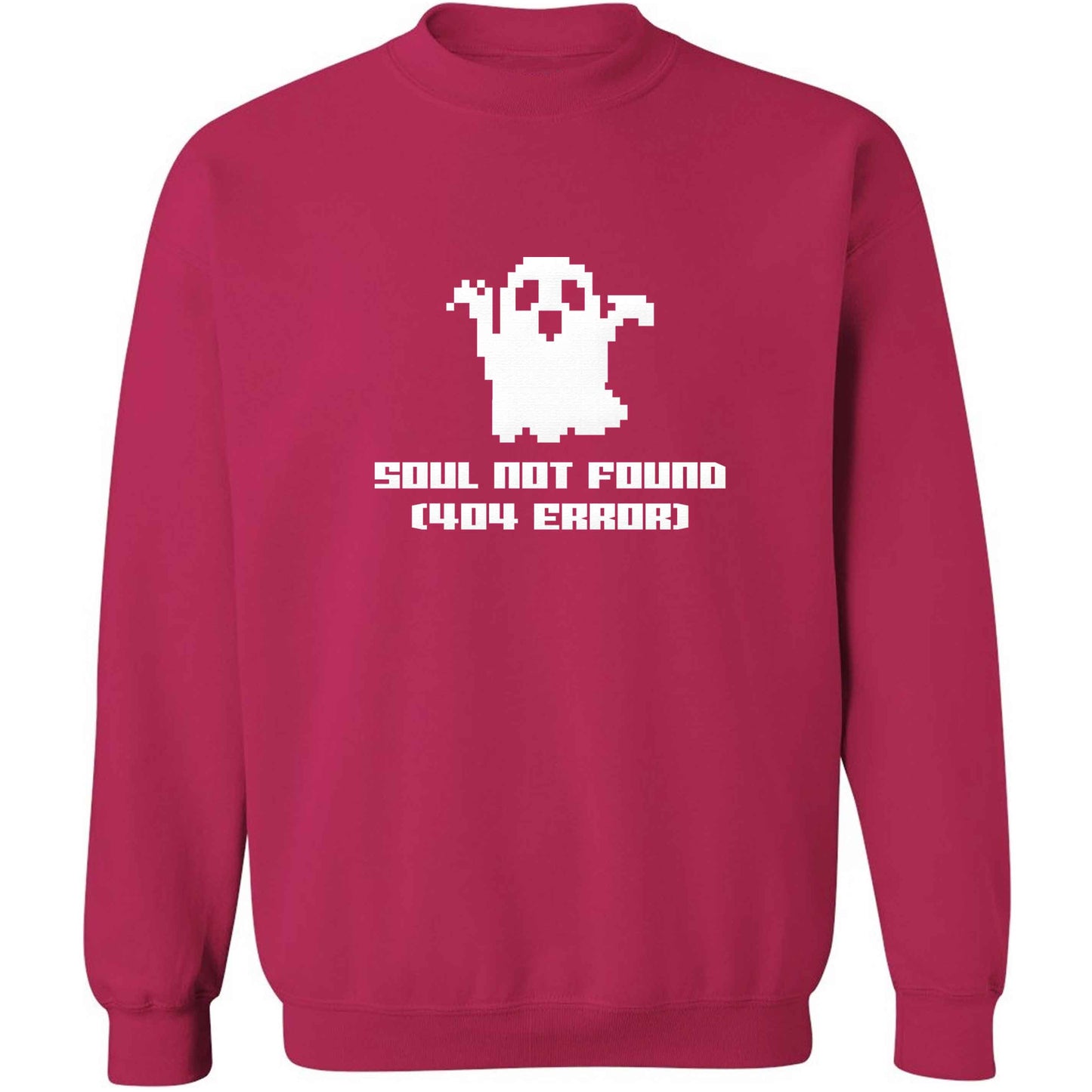 Soul not found (404 error) adult's unisex pink sweater 2XL