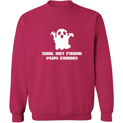 Soul not found (404 error) adult's unisex pink sweater 2XL