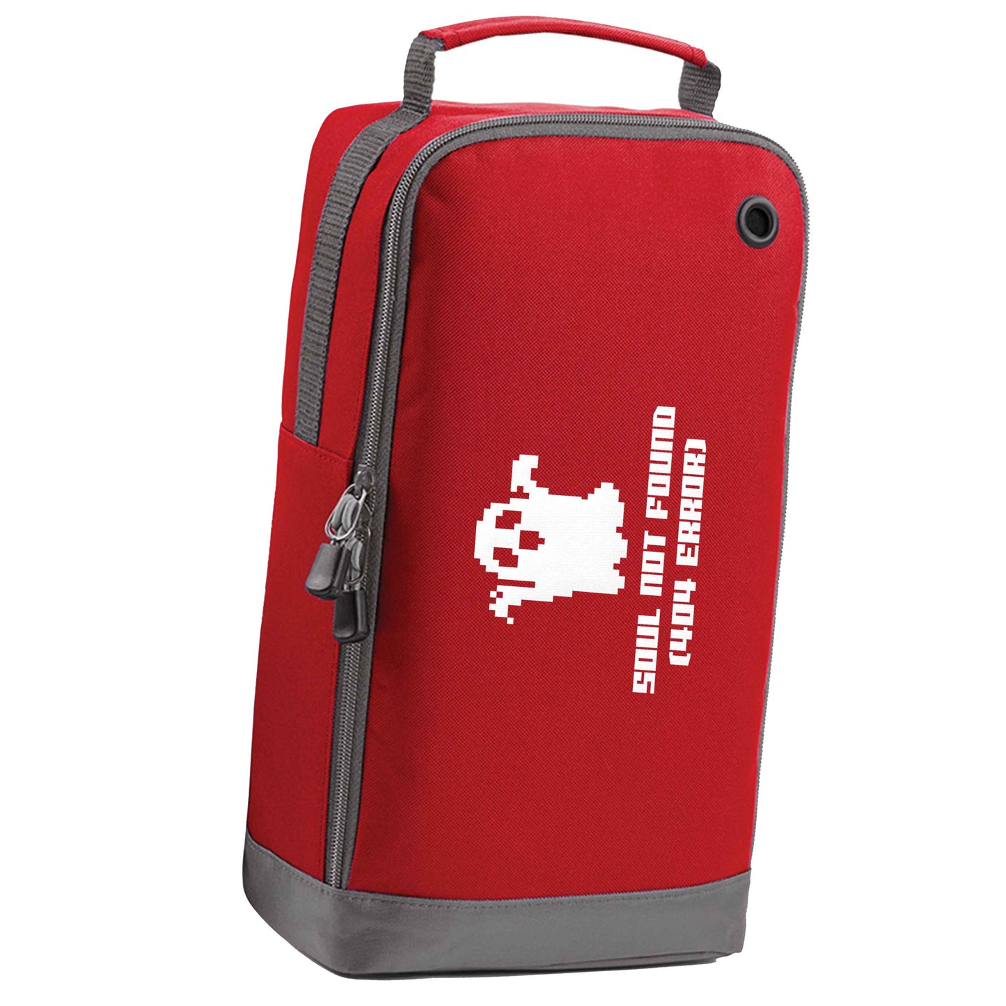 Soul not found (404 error) red sports shoe bag vertical print