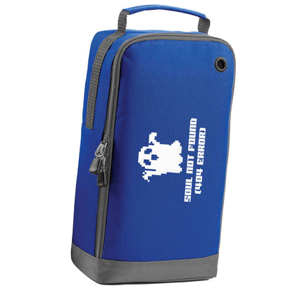 Soul not found (404 error) blue sports shoe bag horizontal print