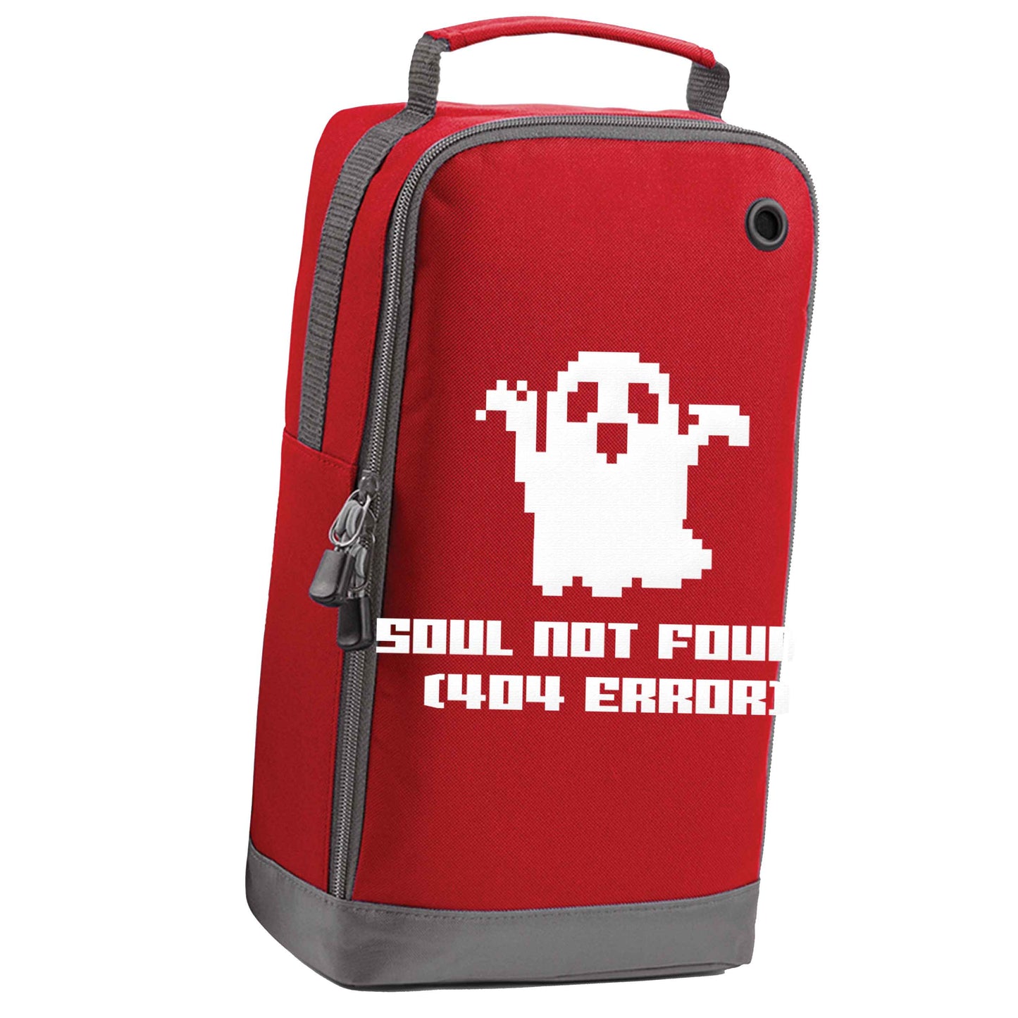Soul not found (404 error) red sports shoe bag horizontal print