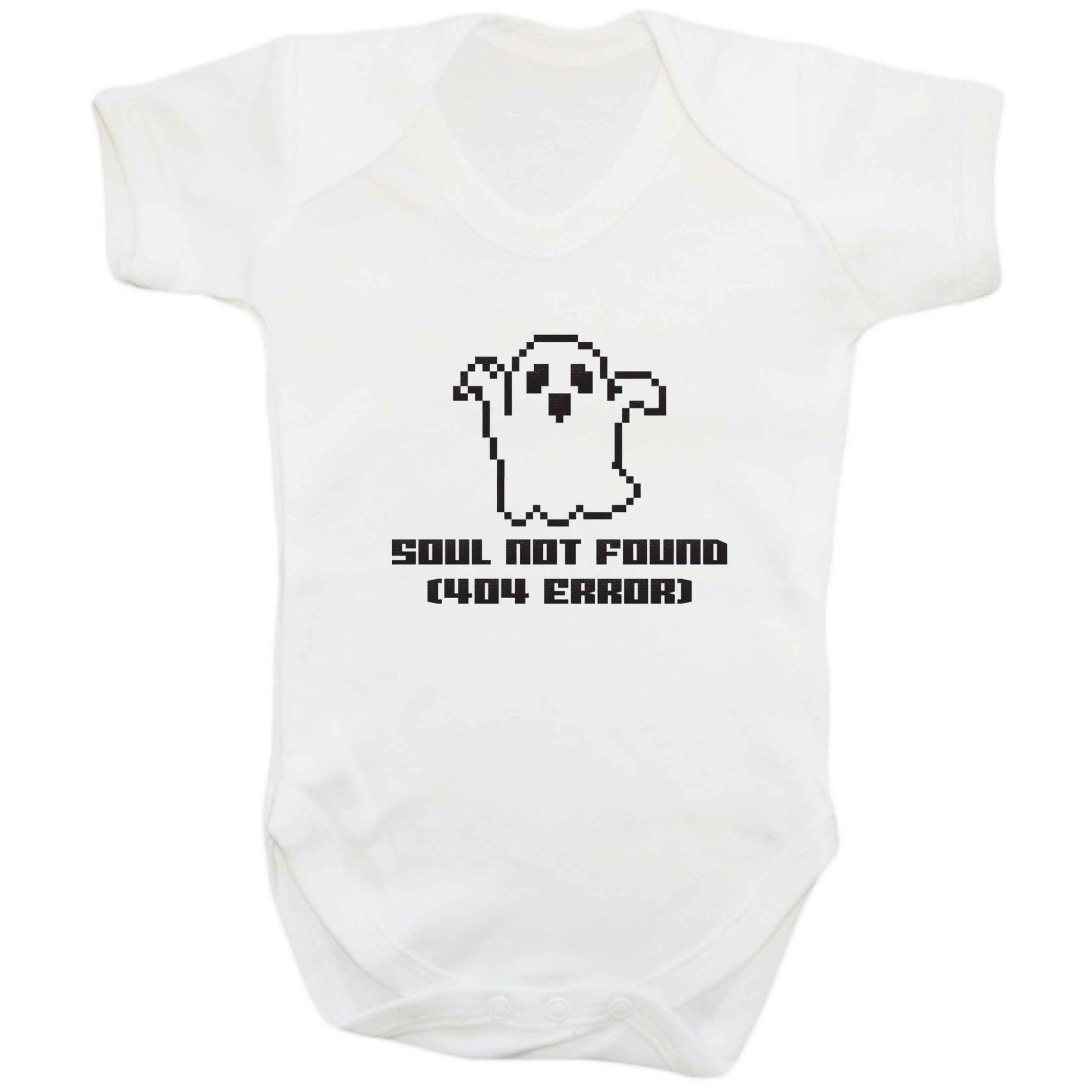 Soul not found (404 error) baby bodysuit white 18-24 months
