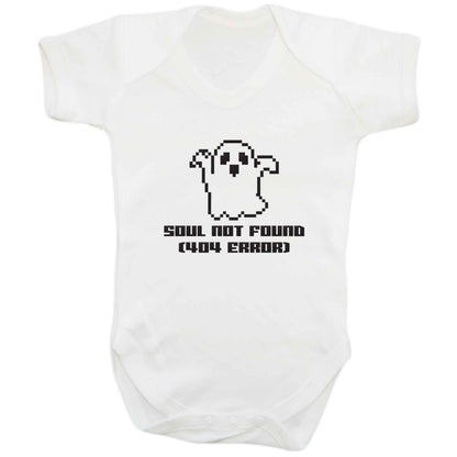 Soul not found (404 error) baby bodysuit white 18-24 months