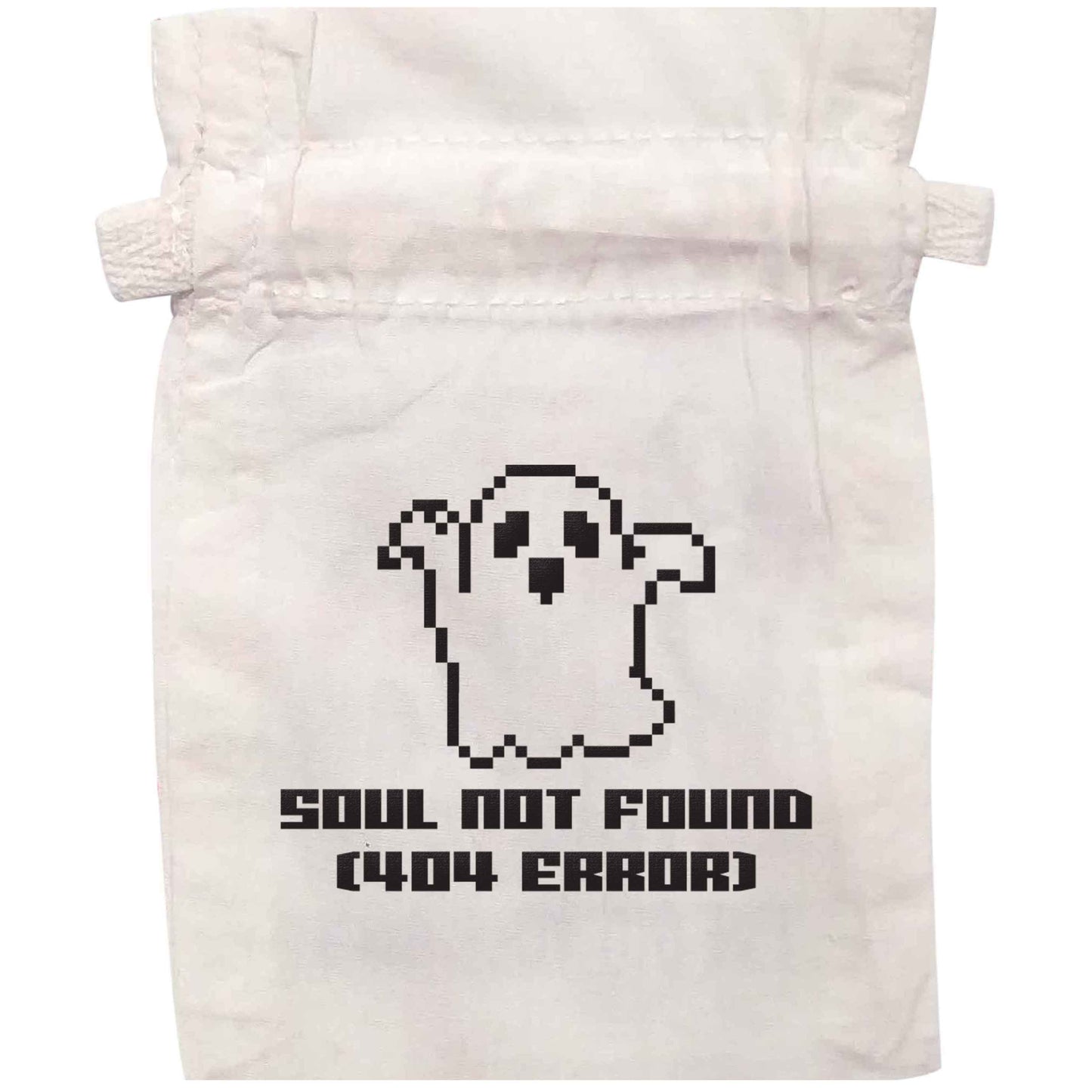 Soul not found (404 error) | XS - L | Pouch / Drawstring bag / Sack | Organic Cotton | Bulk discounts available!
