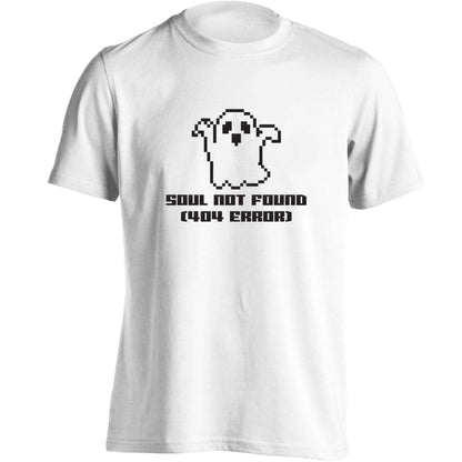 Soul not found (404 error) adults unisex white Tshirt 2XL