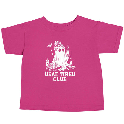 Dead tired club pink baby toddler Tshirt 2 Years