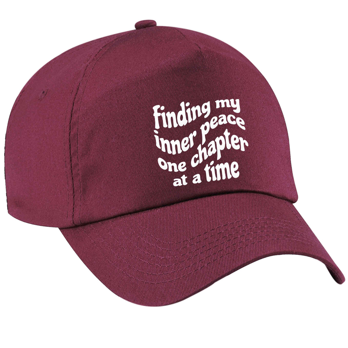 Finding My Inner Peace One Chapter at a Time maroon peak cap