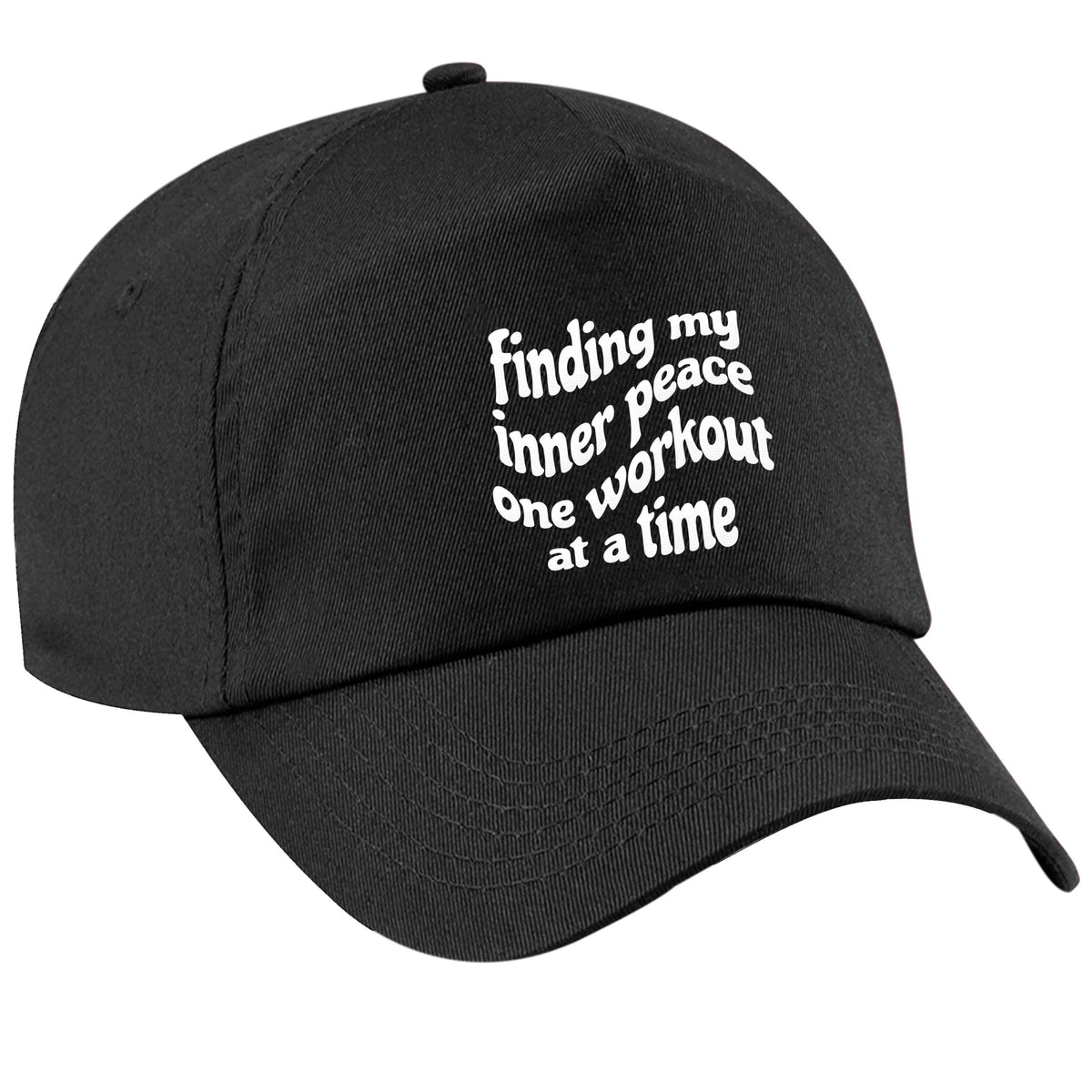 Finding my inner peace one workout at a time black peak cap