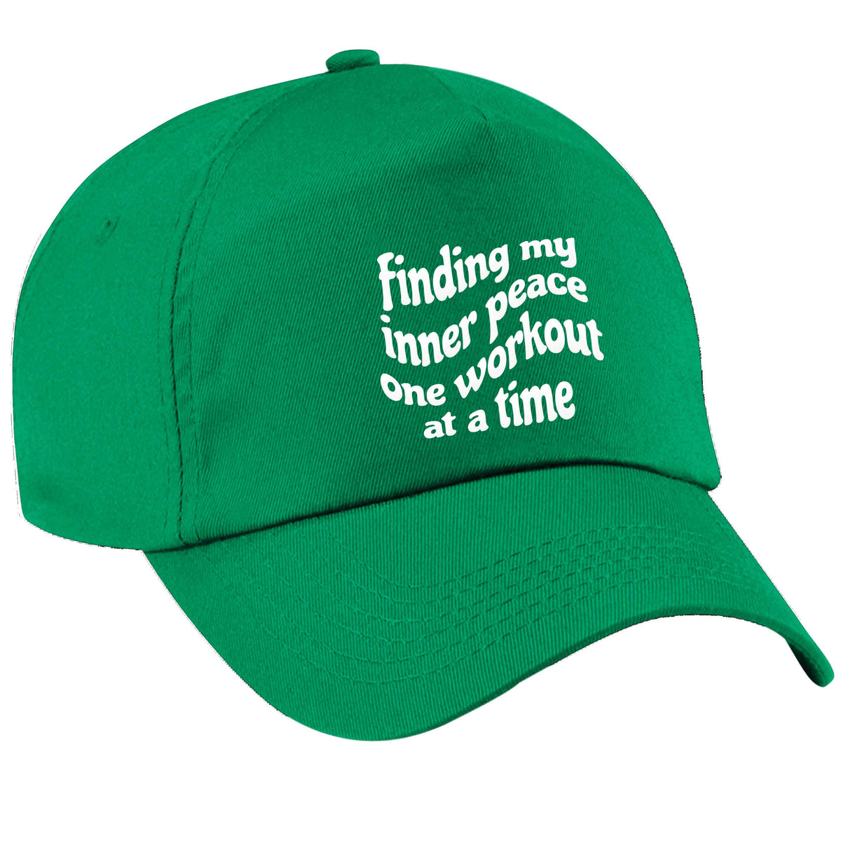 Finding my inner peace one workout at a time green peak cap