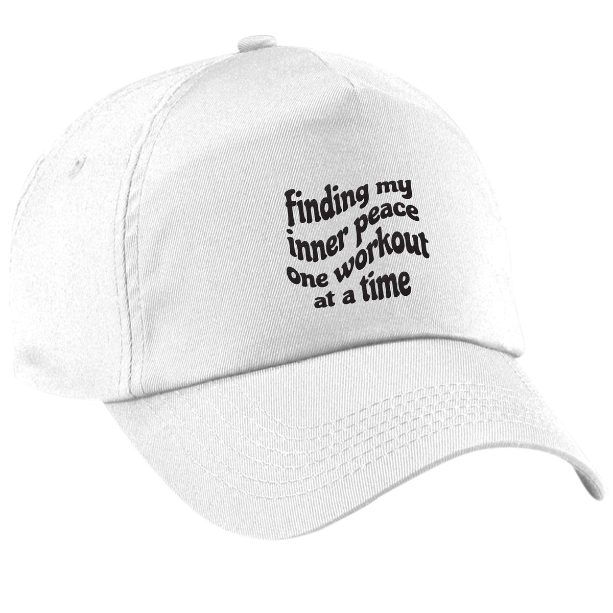 Finding my inner peace one workout at a time white peak cap