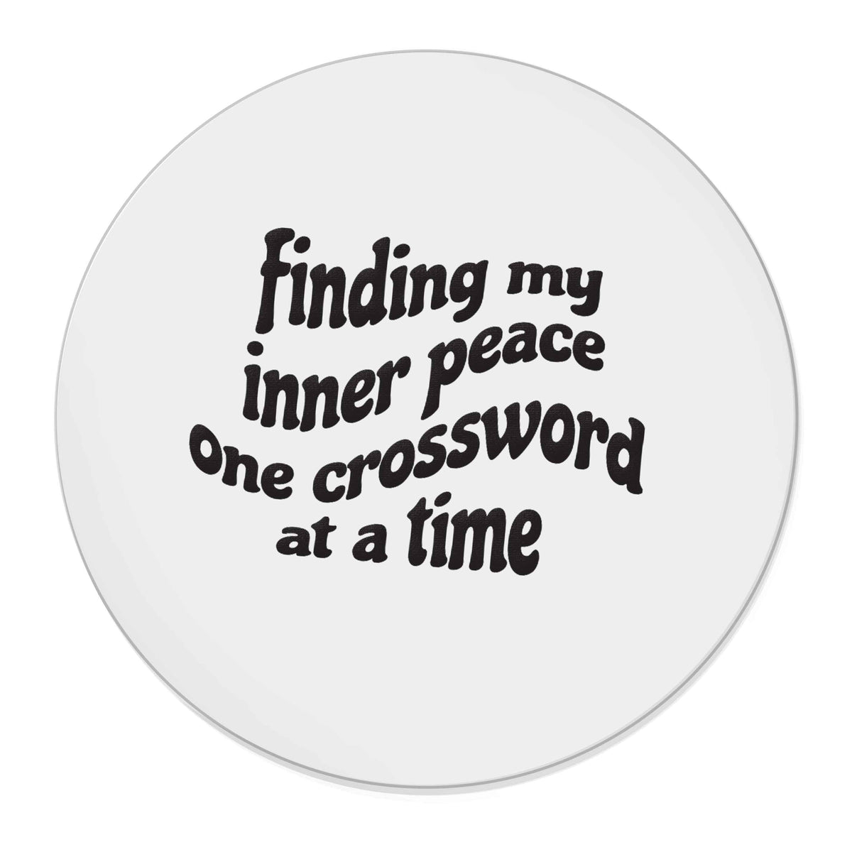 Finding My Inner Peace One Crossword at a Time | Magnet
