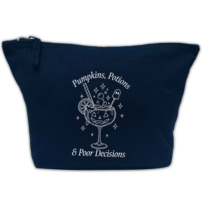 Pumpkins, Potions & Poor Decisions makeup bag