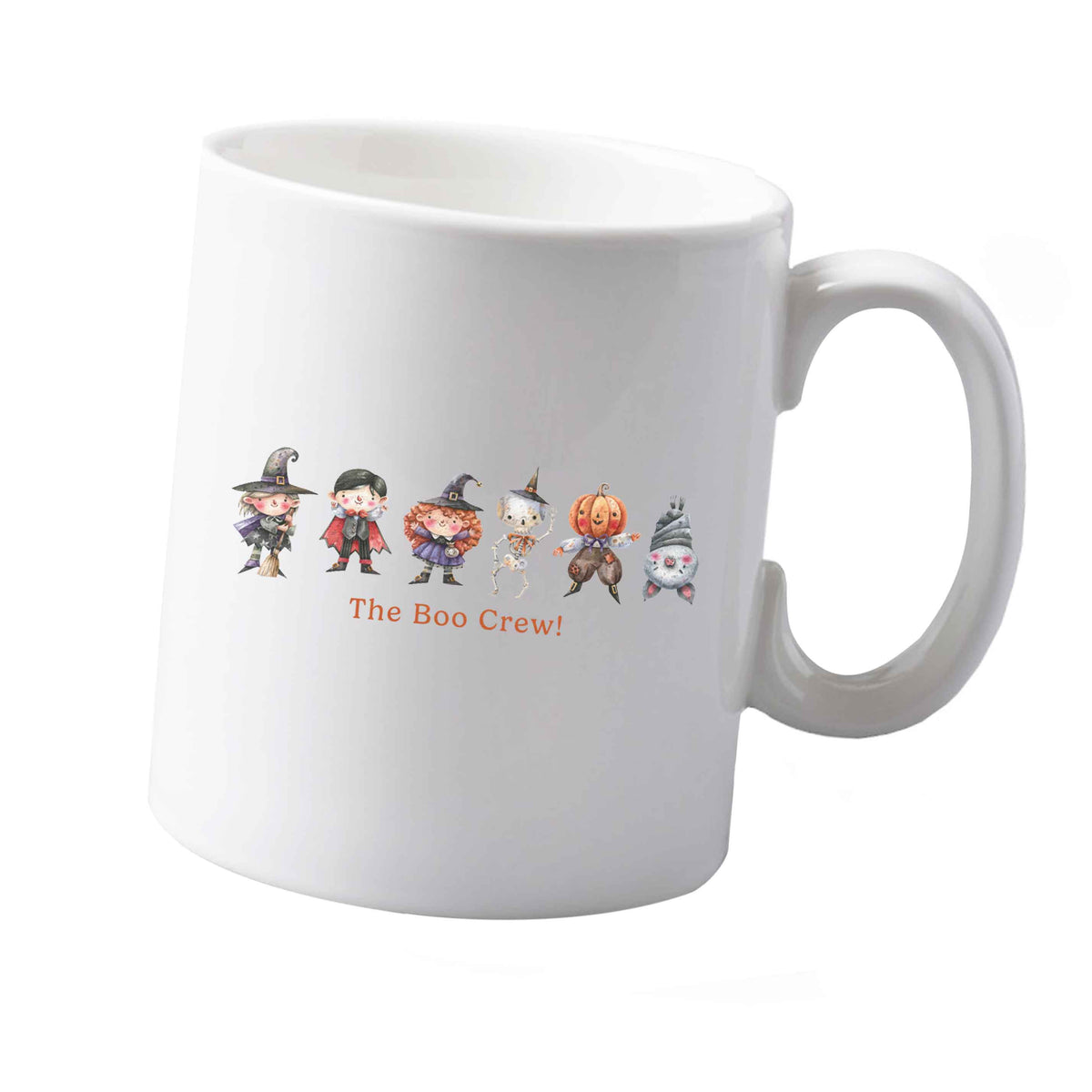 10 oz Boo crew ceramic mug right handed
