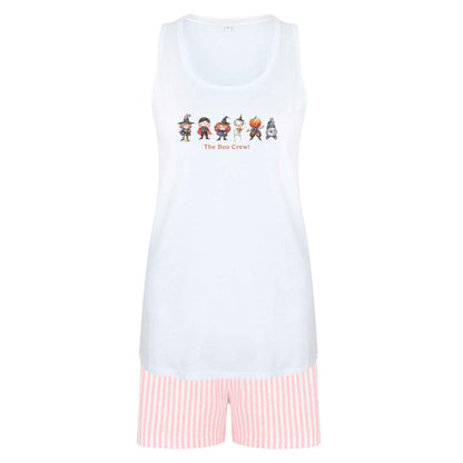 Boo crew size XL women's pyjama shorts set in pink 