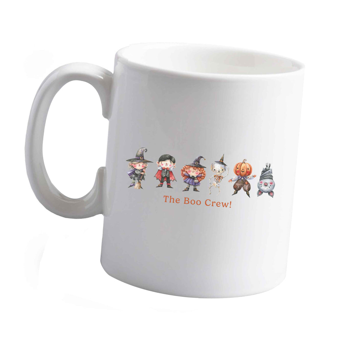 10 oz Boo crew ceramic mug left sided