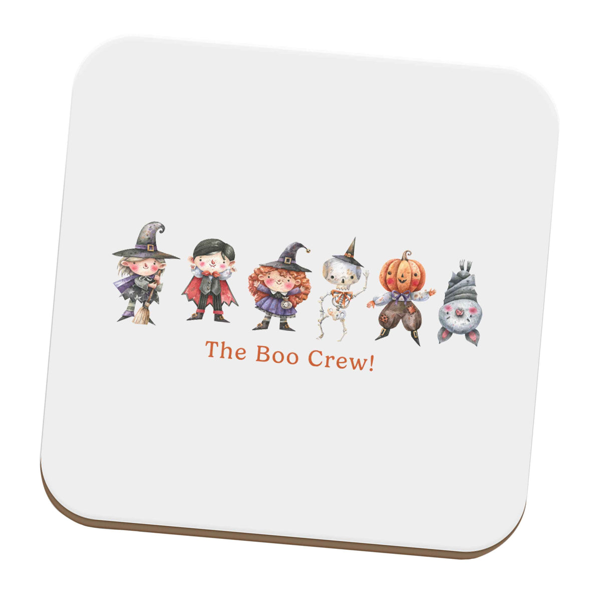Boo crew set of four coasters