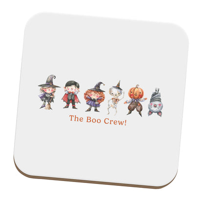 Boo crew set of four coasters