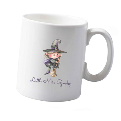 10 oz Little miss spooky ceramic mug right handed