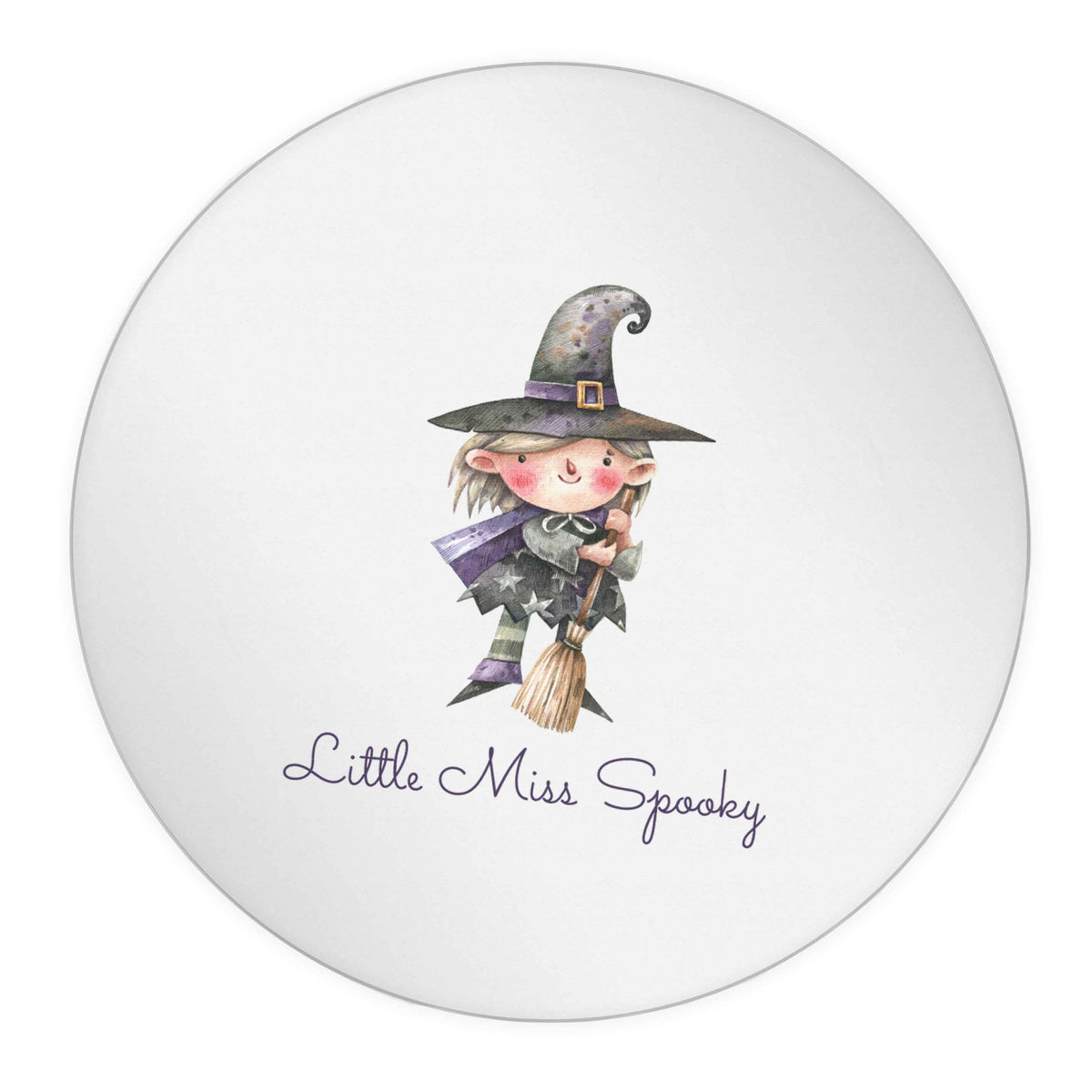Little miss spooky 24 @ 45mm matt circle stickers