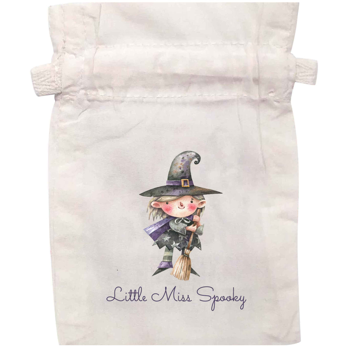 Little miss spooky organic cotton pouch