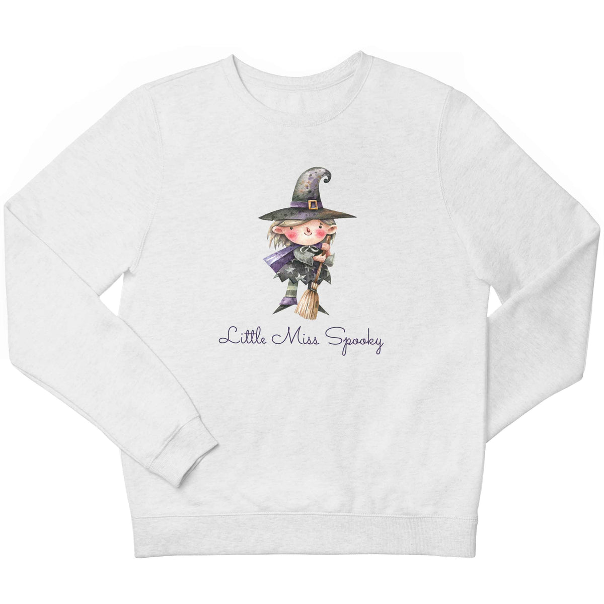 Little miss spooky children's white sweater 12-13 Years