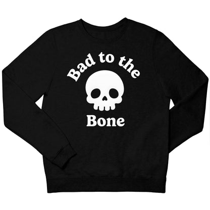 Bad to the Bone children's black sweater 12-13 Years