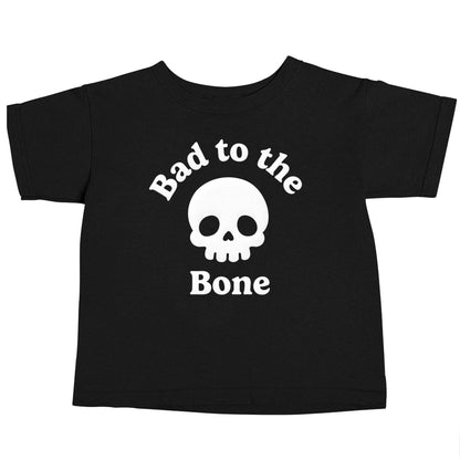 Bad to the Bone Black baby toddler Tshirt 2 years
