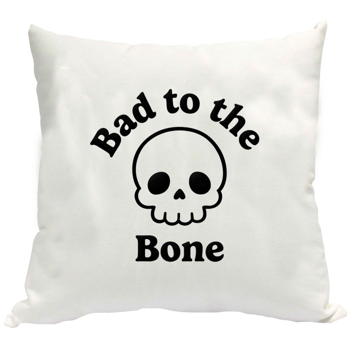 Bad to the Bone cushion cover