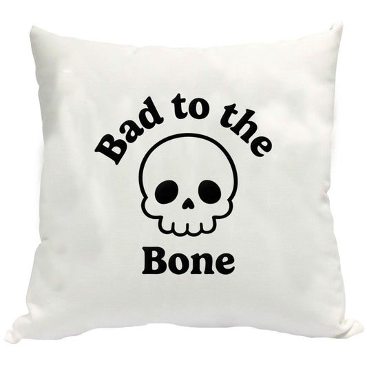 Bad to the Bone cushion cover