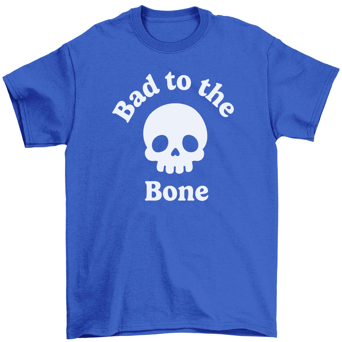 Bad to the Bone Children's blue Tshirt 12-13 Years