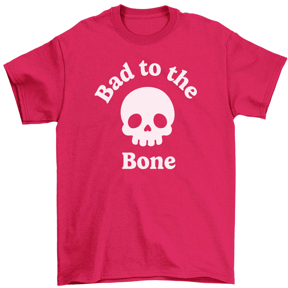 Bad to the Bone Children's pink Tshirt 12-13 Years