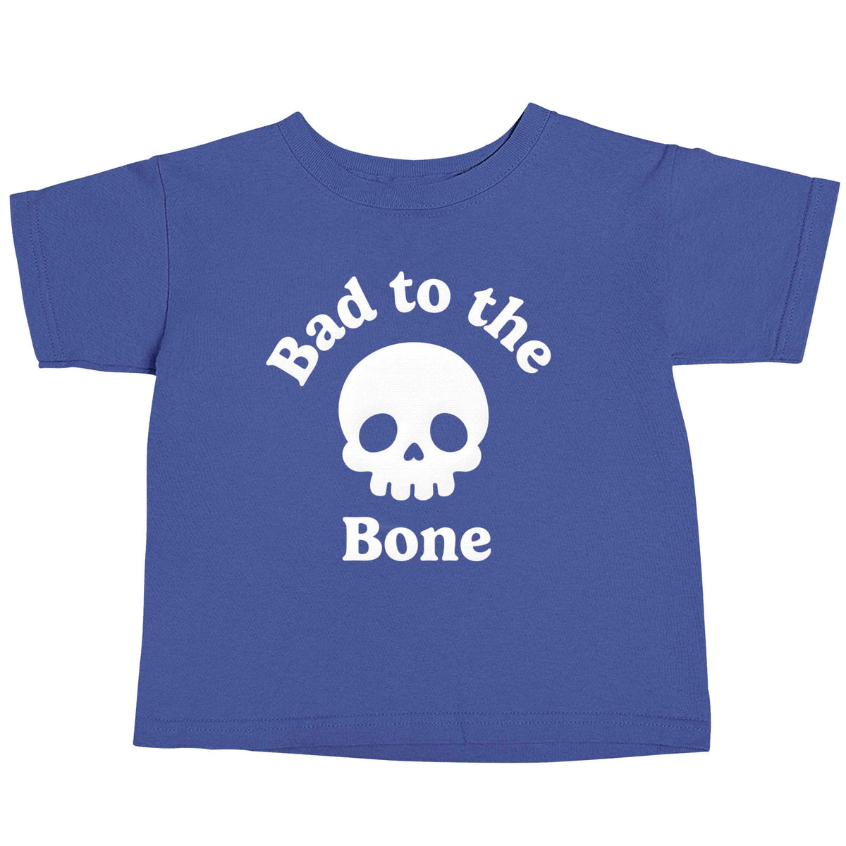 Bad to the Bone blue baby toddler Tshirt 2 Years