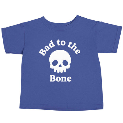 Bad to the Bone blue baby toddler Tshirt 2 Years