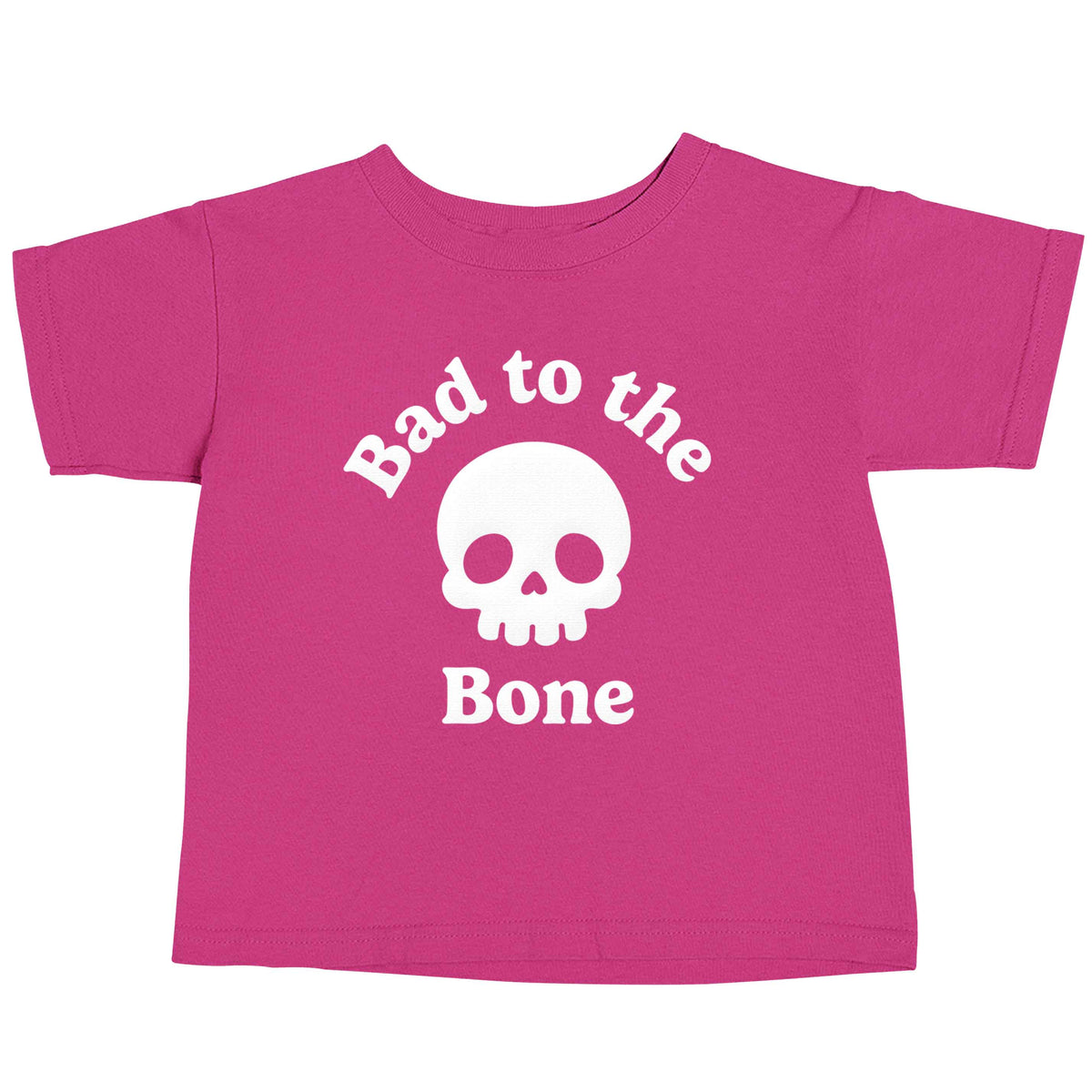 Bad to the Bone pink baby toddler Tshirt 2 Years