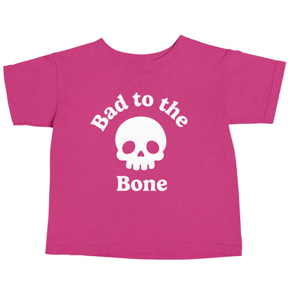 Bad to the Bone pink baby toddler Tshirt 2 Years