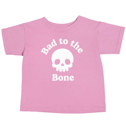 Bad to the Bone light pink baby toddler Tshirt 2 Years