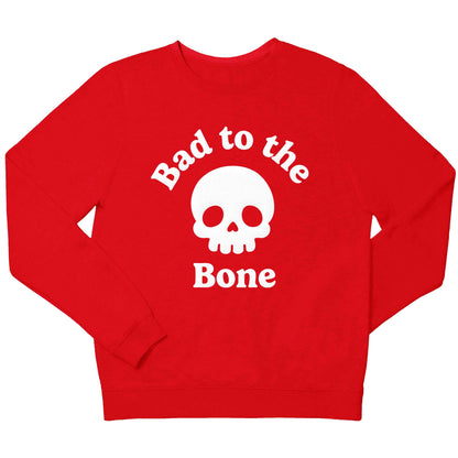 Bad to the Bone children's red sweater 12-13 Years