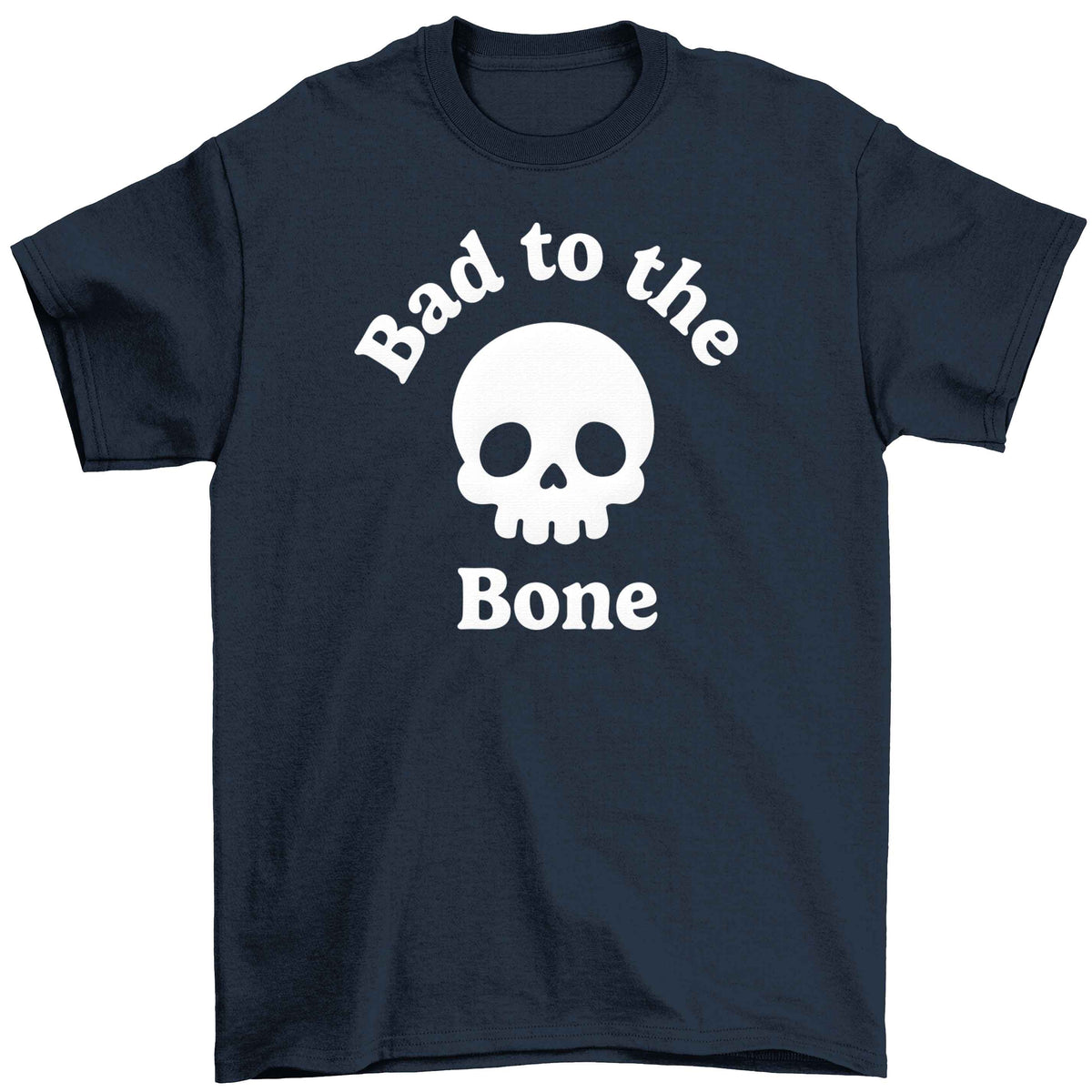 Bad to the Bone Children's navy Tshirt 12-13 Years