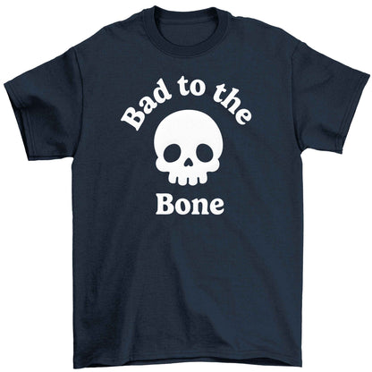 Bad to the Bone Children's navy Tshirt 12-13 Years