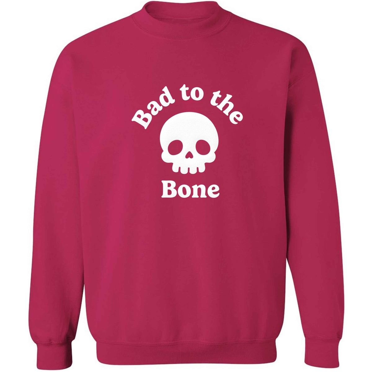 Bad to the Bone adult's unisex pink sweater 2XL