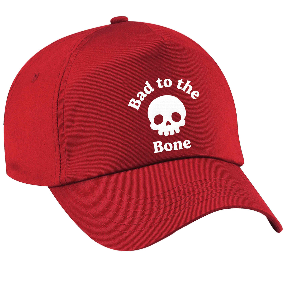 Bad to the Bone red peak cap
