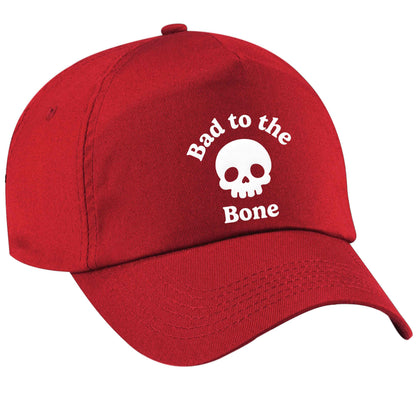 Bad to the Bone red peak cap