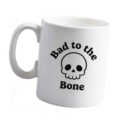 10 oz Bad to the Bone ceramic mug left sided