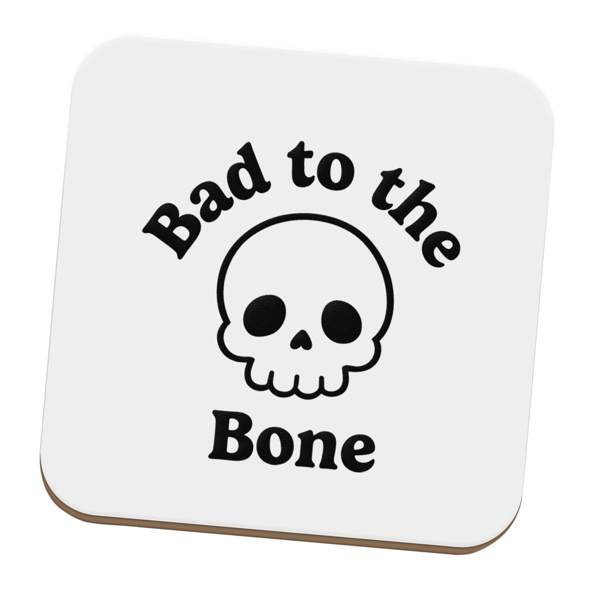 Bad to the Bone set of four coasters