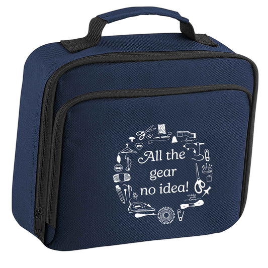 All the Gear No Idea insulated navy lunch bag cooler