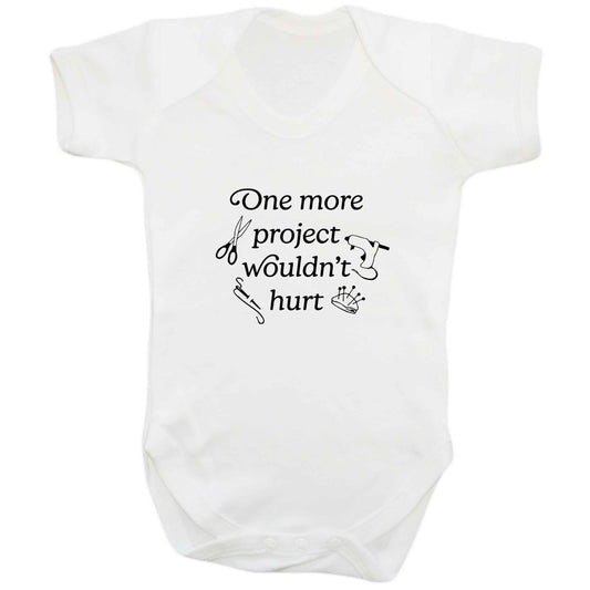 One More Project Wouldn't Hurt baby bodysuit white 18-24 months
