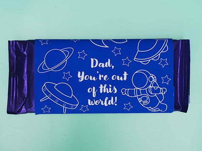 Father's Day Personalised Chocolate Bars | Flox Creative
